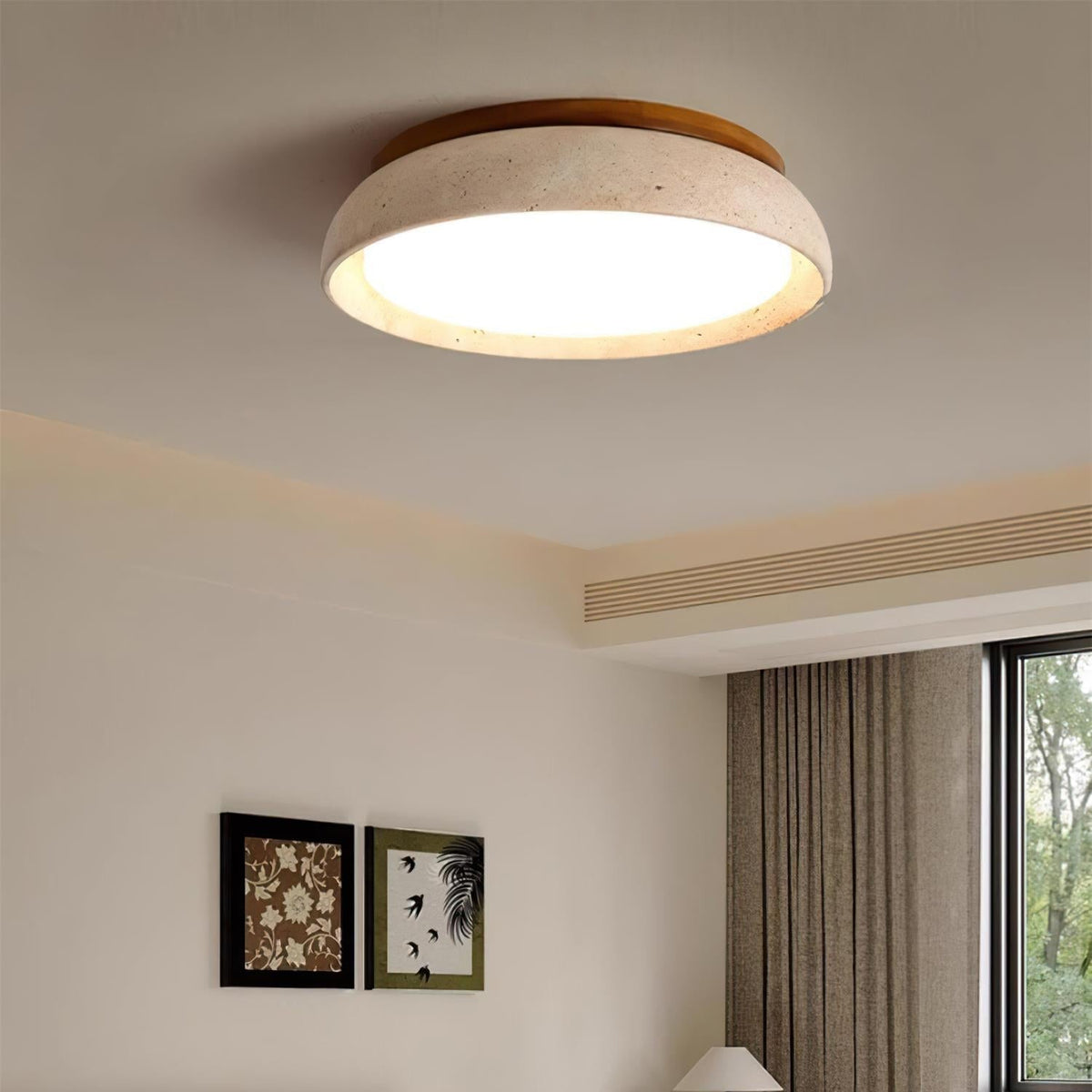 Travertine Ceiling Light – view 6