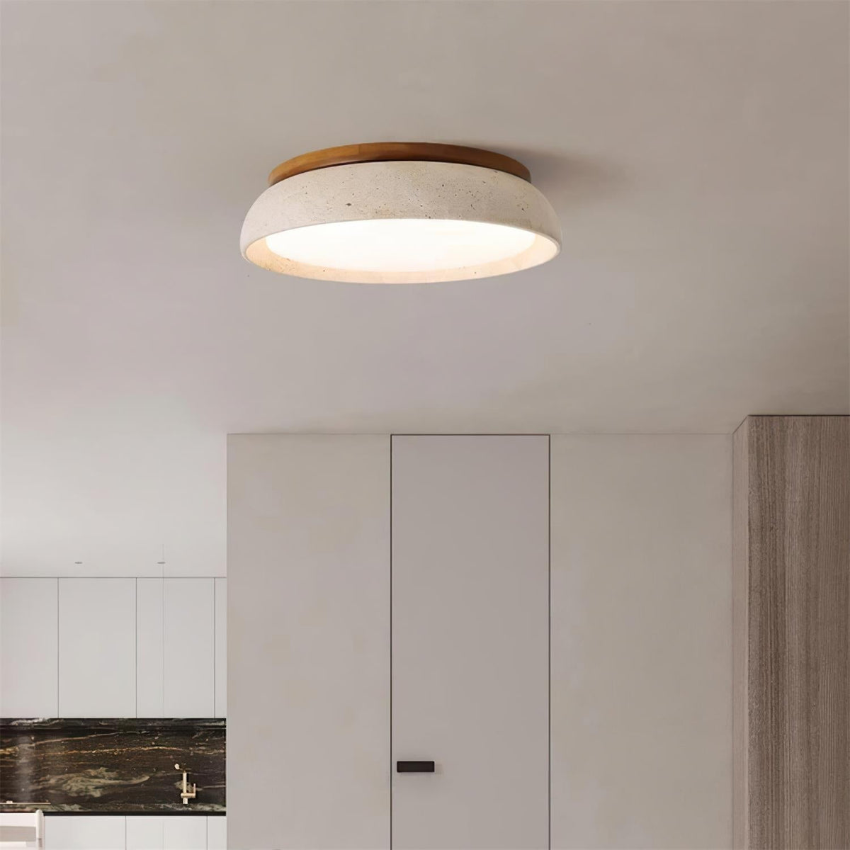 Travertine Ceiling Light