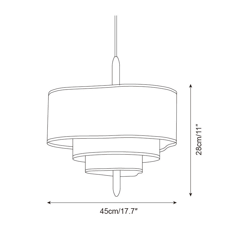 Green Fabric Pendant Light – view 12