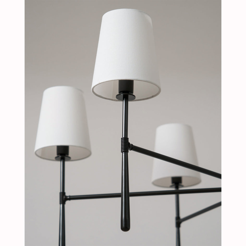 Mid-Century 4 or 6 Light Chandelier – view 20