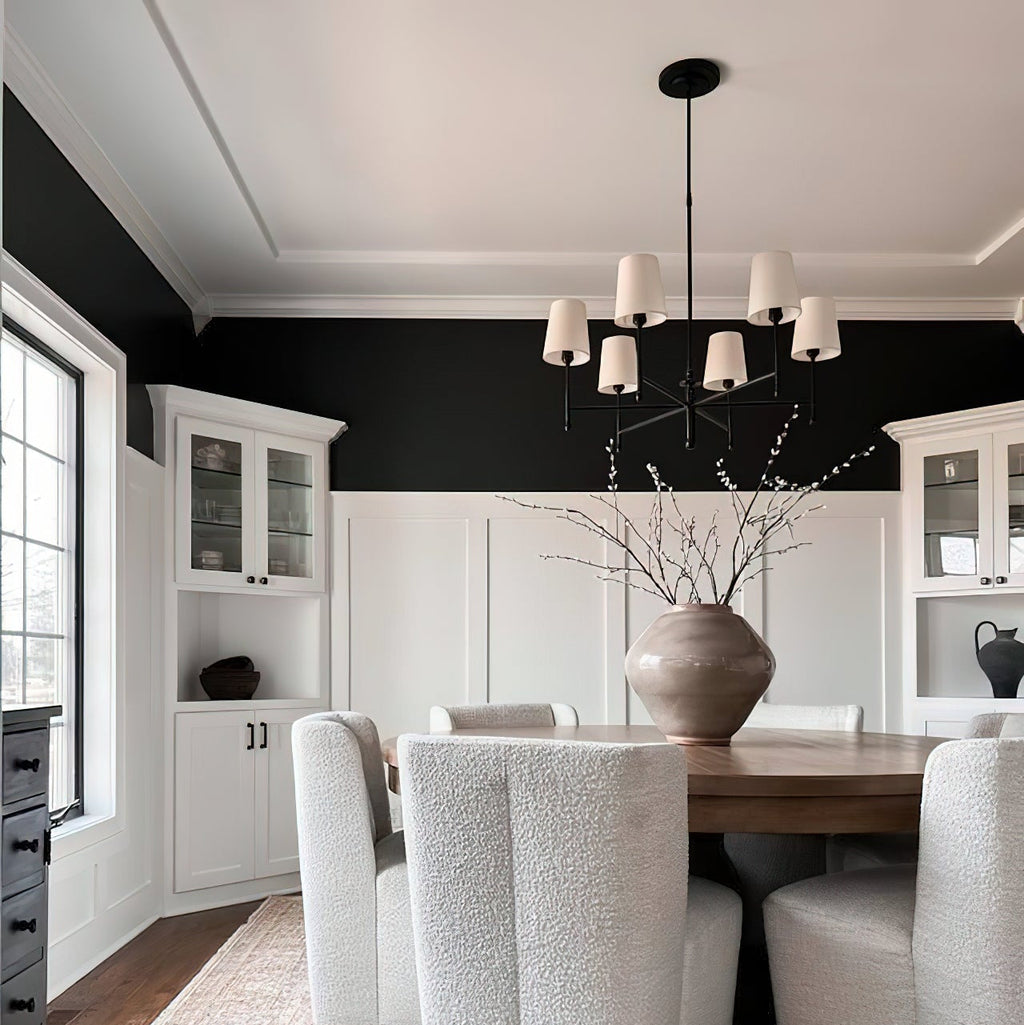 Mid-Century 4 or 6 Light Chandelier – view 6