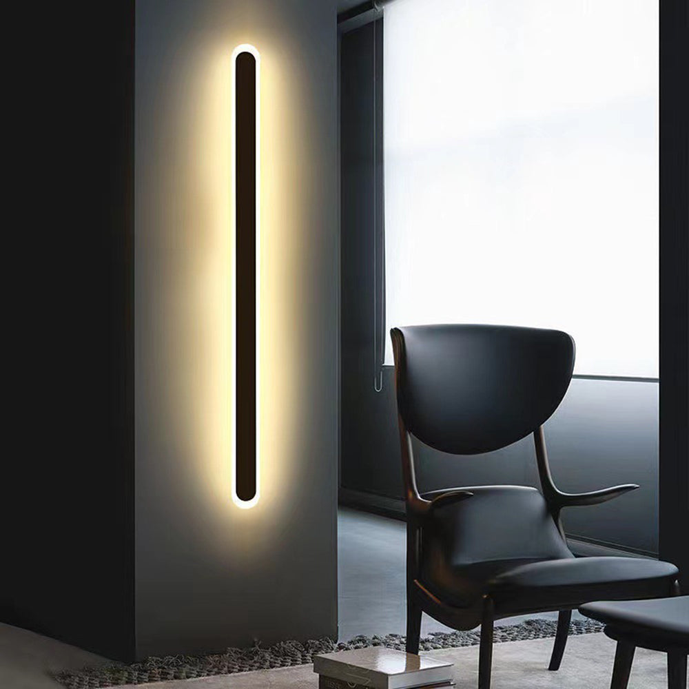 Linear Oval Outdoor Wall Light – view 7
