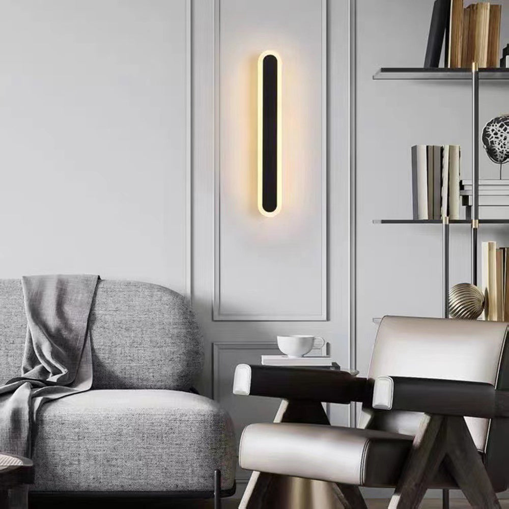 Linear Oval Outdoor Wall Light – view 8