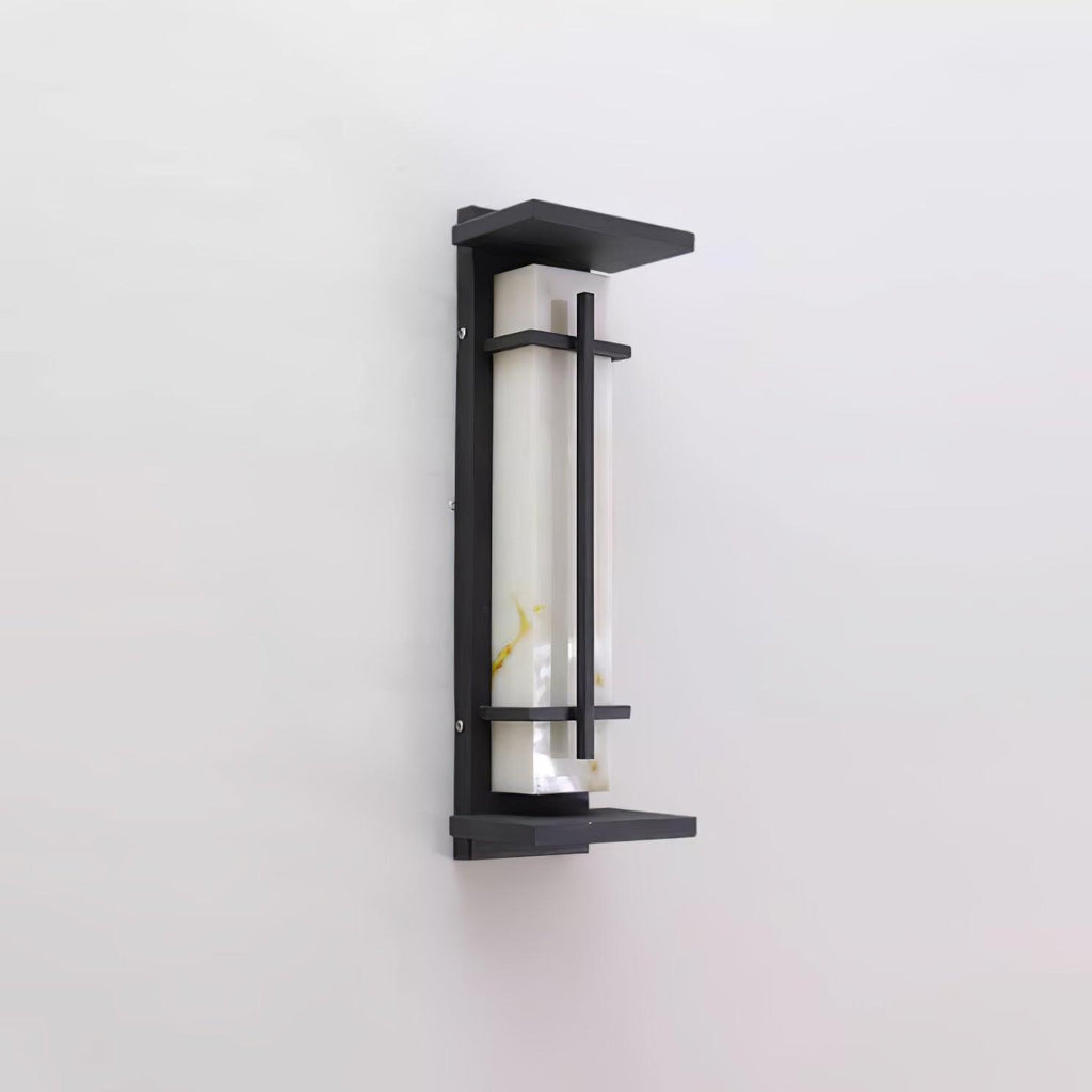 Square Outdoor Wall Light Imitation Alabaster Waterproof – view 15