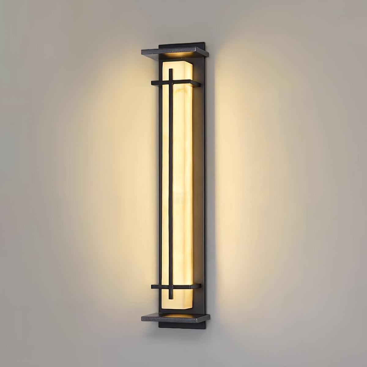 Square Outdoor Wall Light Imitation Alabaster Waterproof – view 18