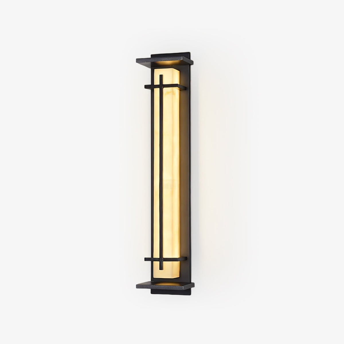 Square Outdoor Wall Light Imitation Alabaster Waterproof – view 1