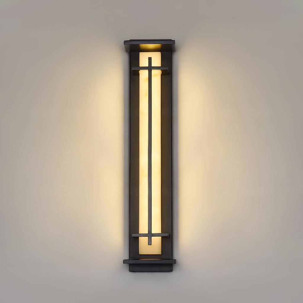 Square Outdoor Wall Light Imitation Alabaster Waterproof – view 22