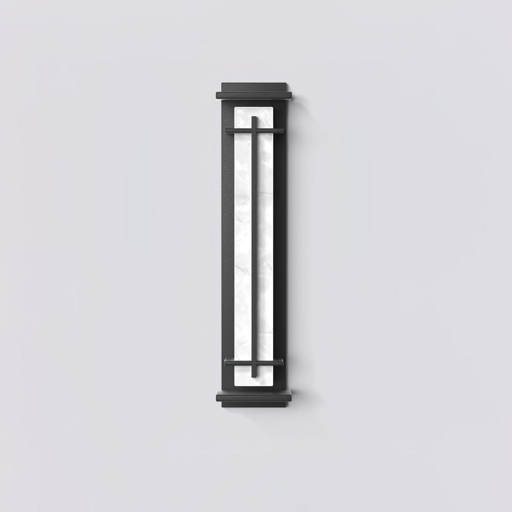 Square Outdoor Wall Light Imitation Alabaster Waterproof – view 29
