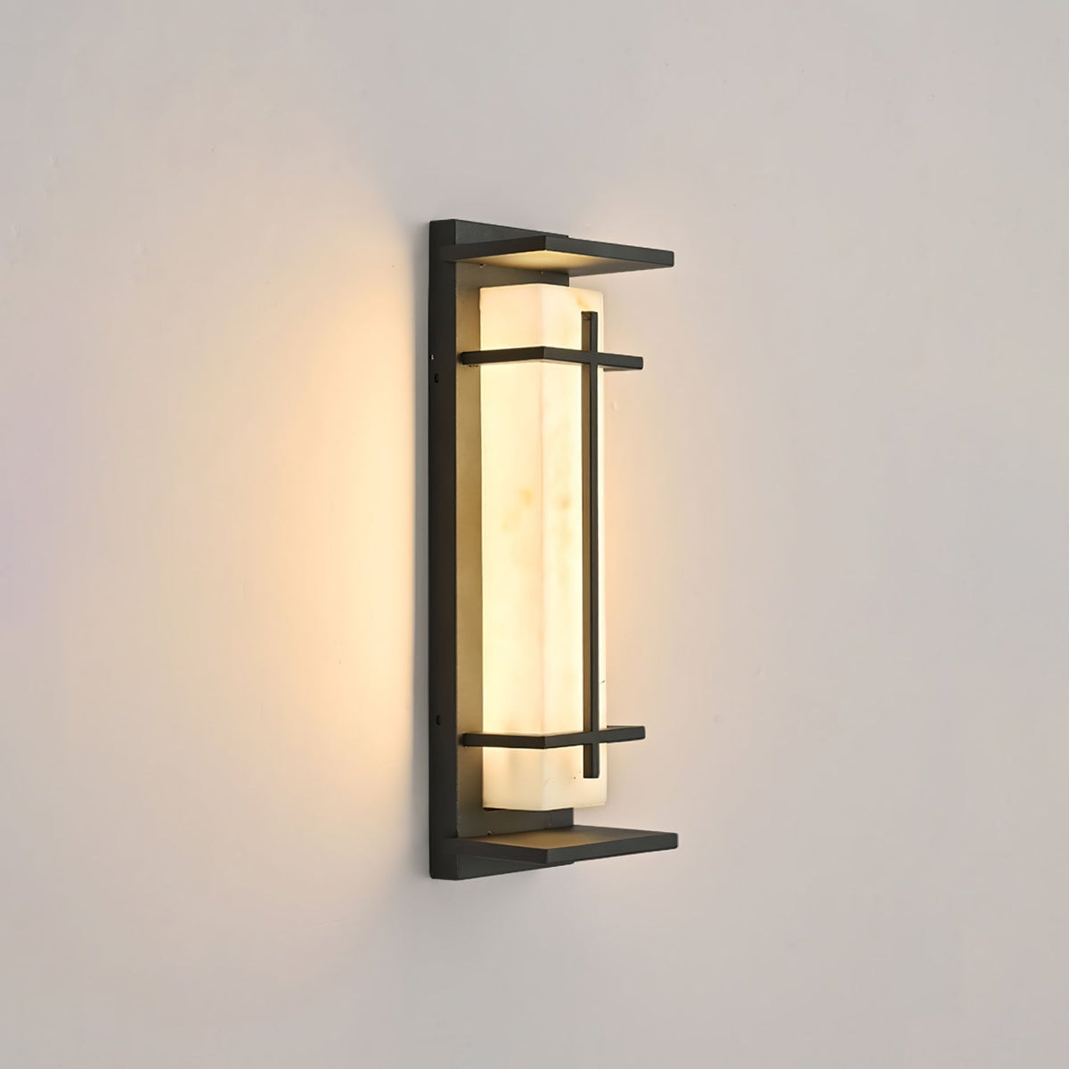 Square Outdoor Wall Light Imitation Alabaster Waterproof – view 31