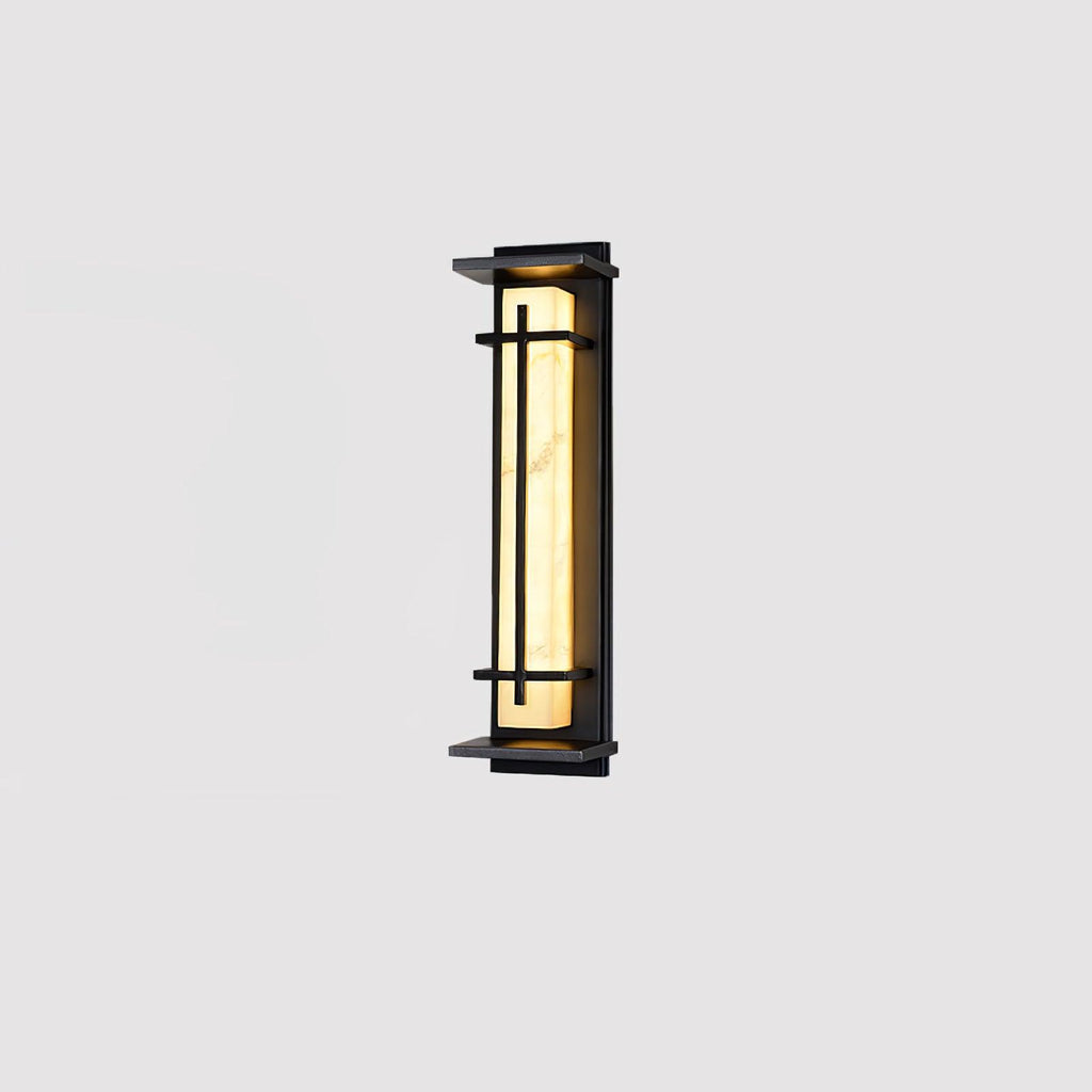 Square Outdoor Wall Light Imitation Alabaster Waterproof – view 7