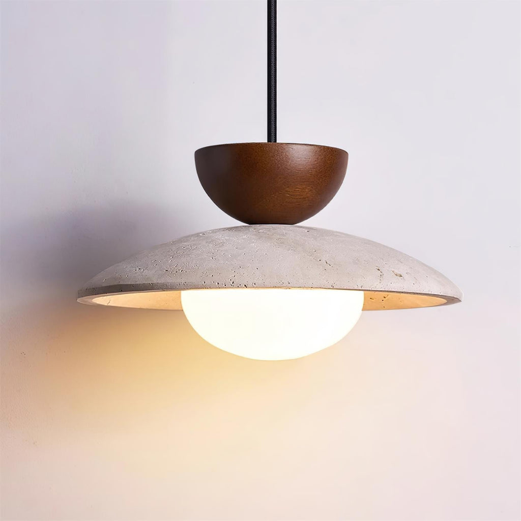 Travertine Pendant Light – view 5