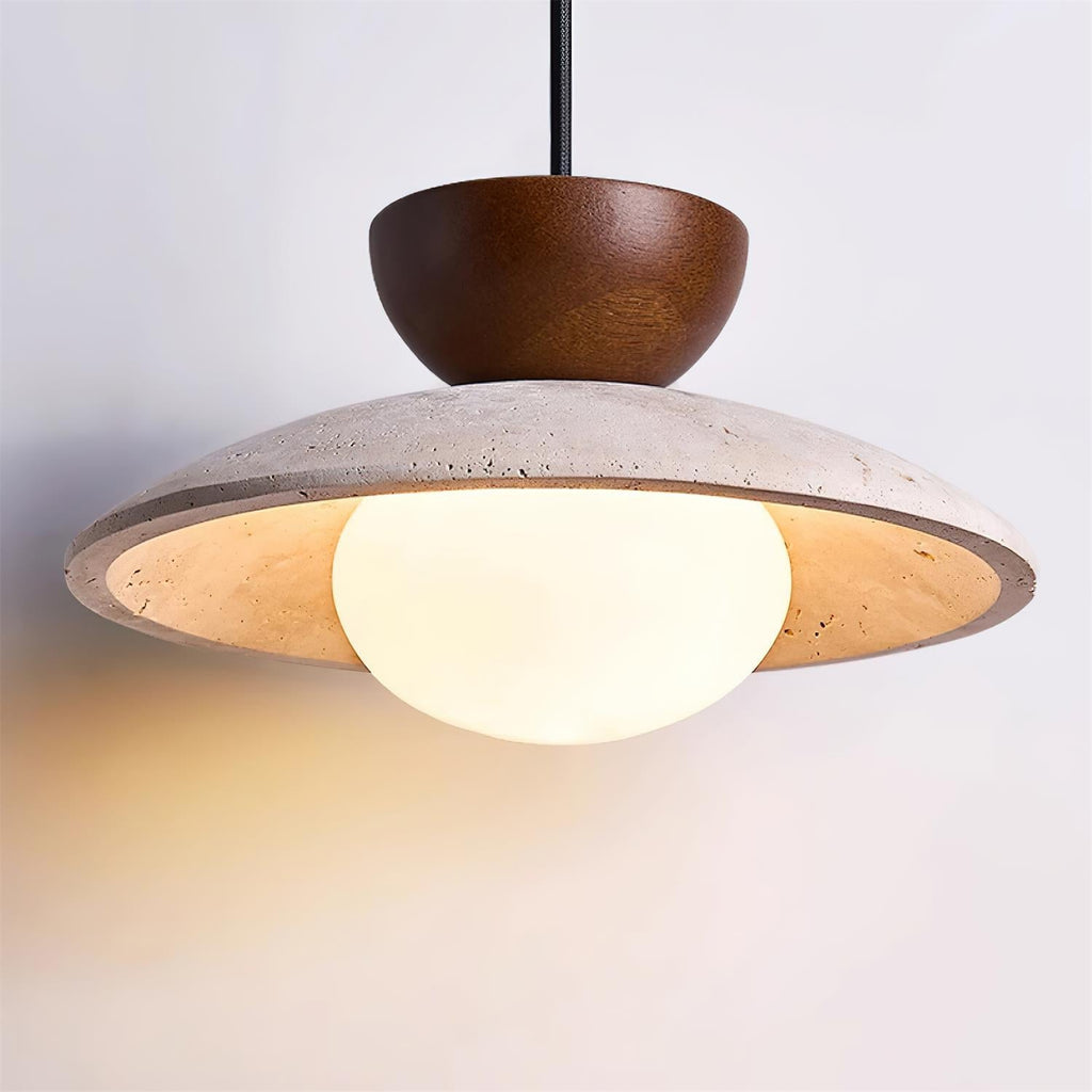 Travertine Pendant Light – view 7