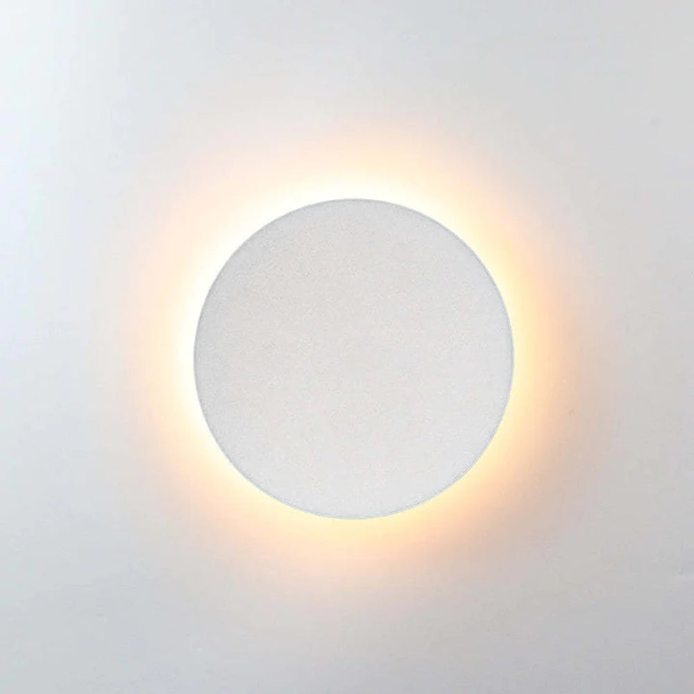 Minimalist Round and Square Outdoor Wall Light LED, Black and White – view 19