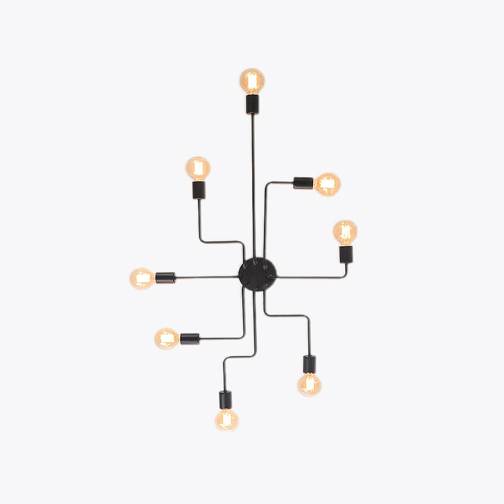 Black Industrial Metal Ceiling Light – view 1