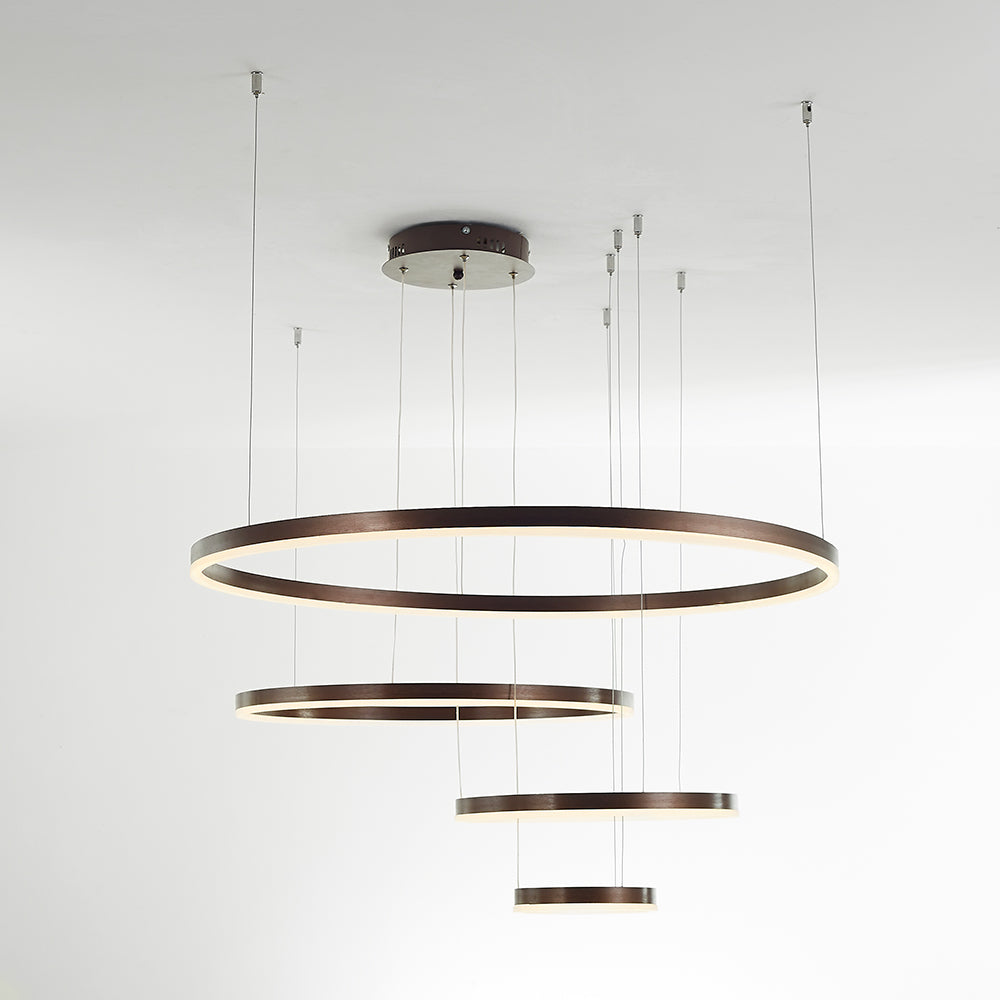 Triple-Ring Linear Pendant Light – view 35