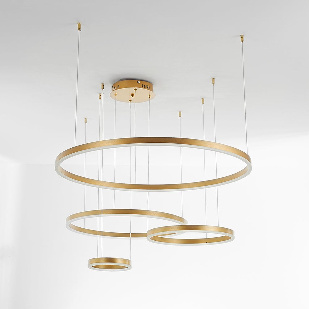 Triple-Ring Linear Pendant Light – view 40