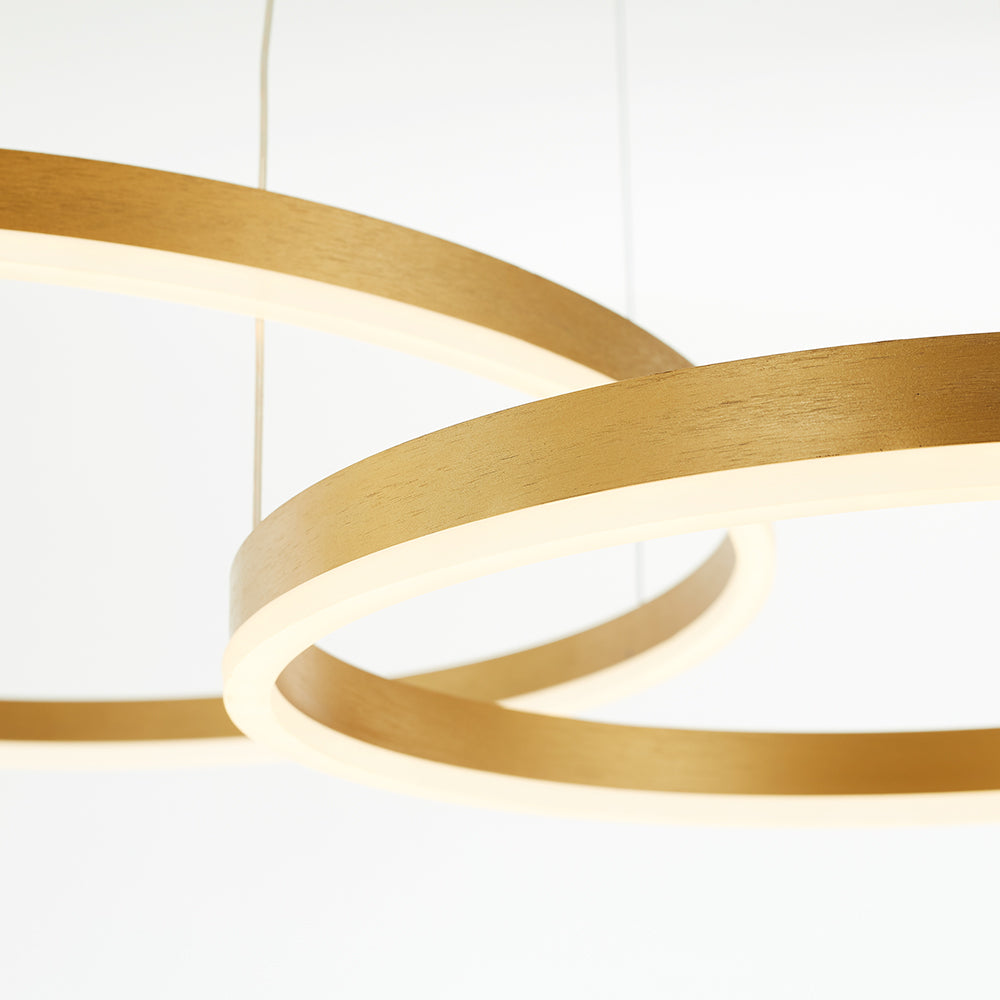 Triple-Ring Linear Pendant Light – view 41