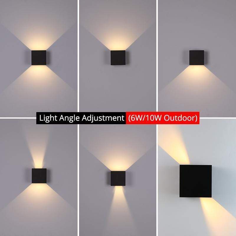 Adjustable Square Outdoor Wall Light LED – view 17
