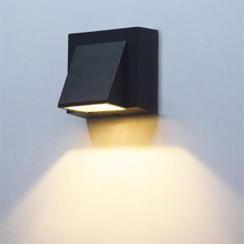 Black Metal LED Outdoor Wall Light – view 5