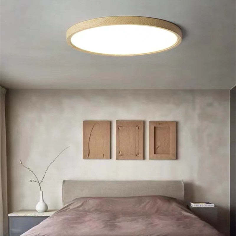 Wood and Acrylic Ceiling Light