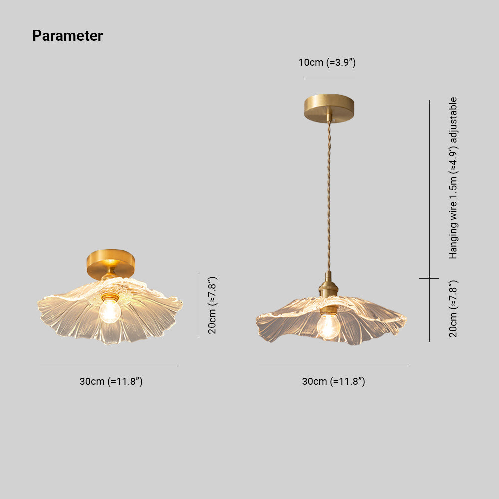 Flower Glass Ceiling and Pendant Light – view 5