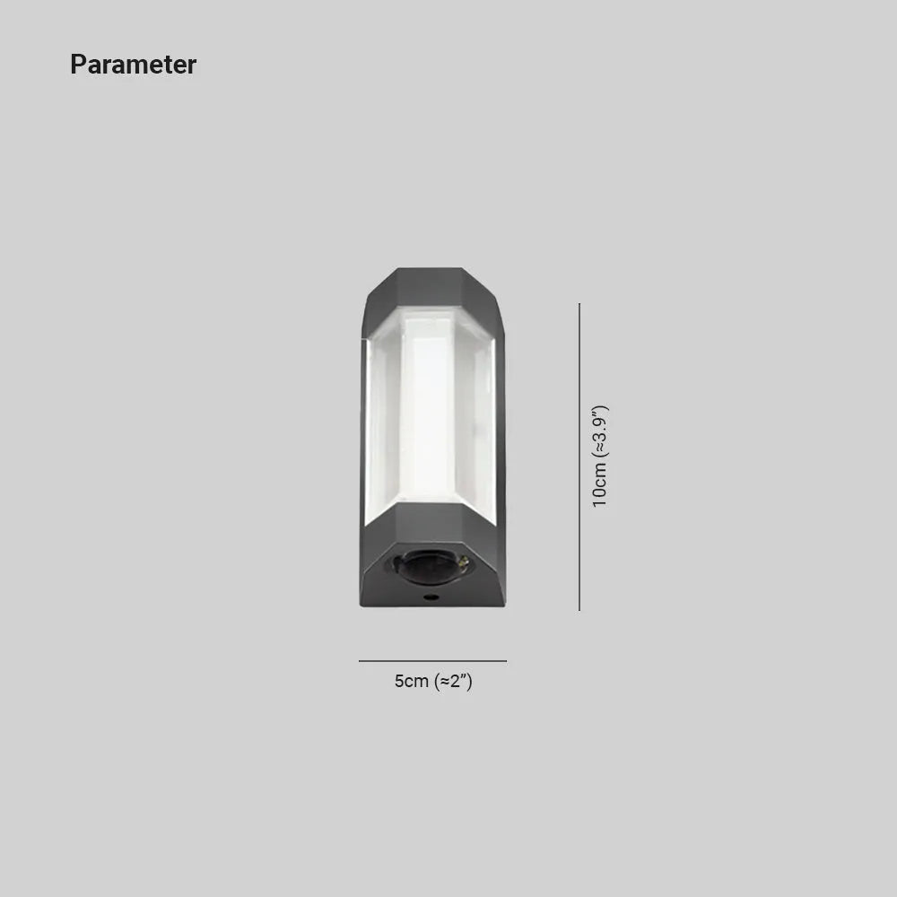 Up and Down Acrylic Outdoor Wall Light – view 4