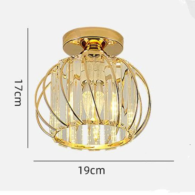 Lustrous Crystal Ceiling Light – view 5
