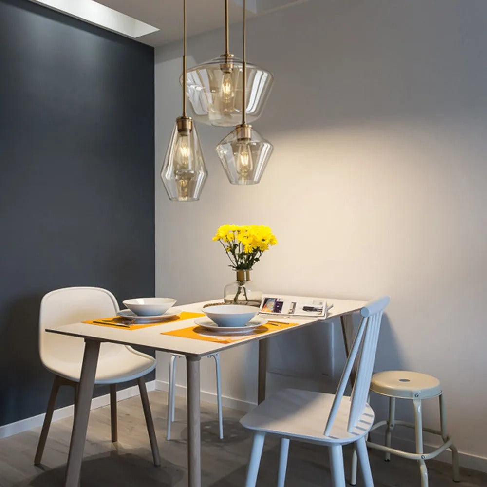 Diamond Glass Pendant Light – view 12